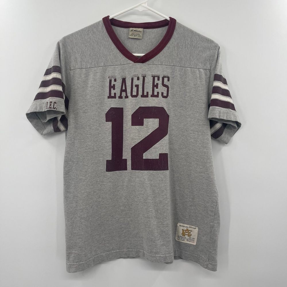 American Eagle Shirt Mens small Preppy Casual Cotton Y2K AEO baseball tee